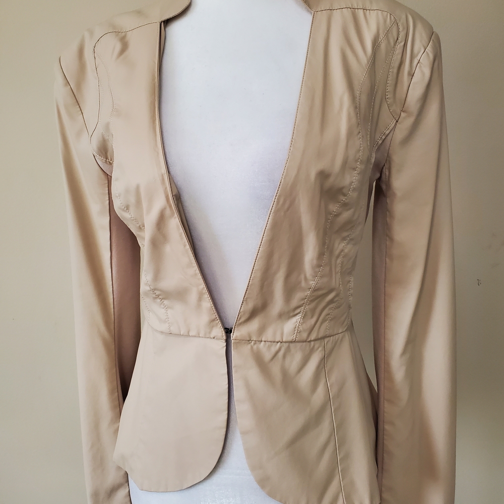 Bebe Light Tan Women's Blazer